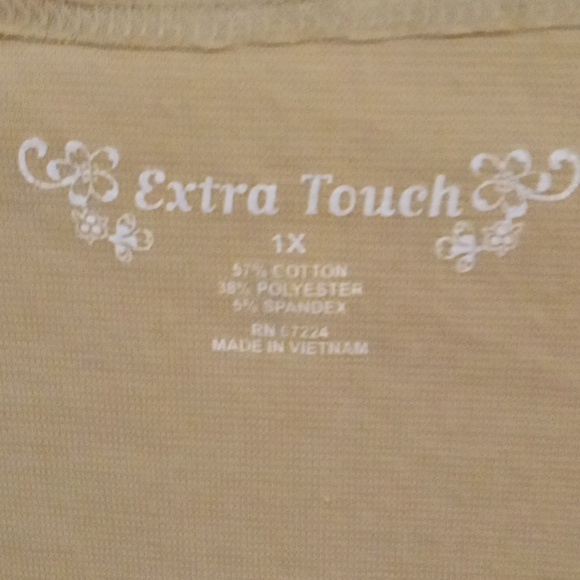 Extra Touch Tank Top Size 1X HP - Picture 6 of 10